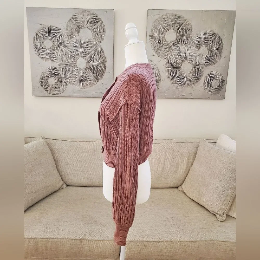 💗 FREE PEOPLE 💗 'All Yours' Cropped Dolman Sleeve Cardigan - [Size XS]